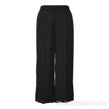 Culottes-Hose mit weitem Bein und langer Hose